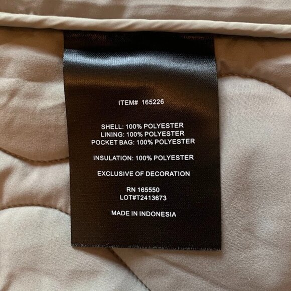 32 Degrees Women's Oversized Quilted Vest - Gray Size L - Picture 9 of 9